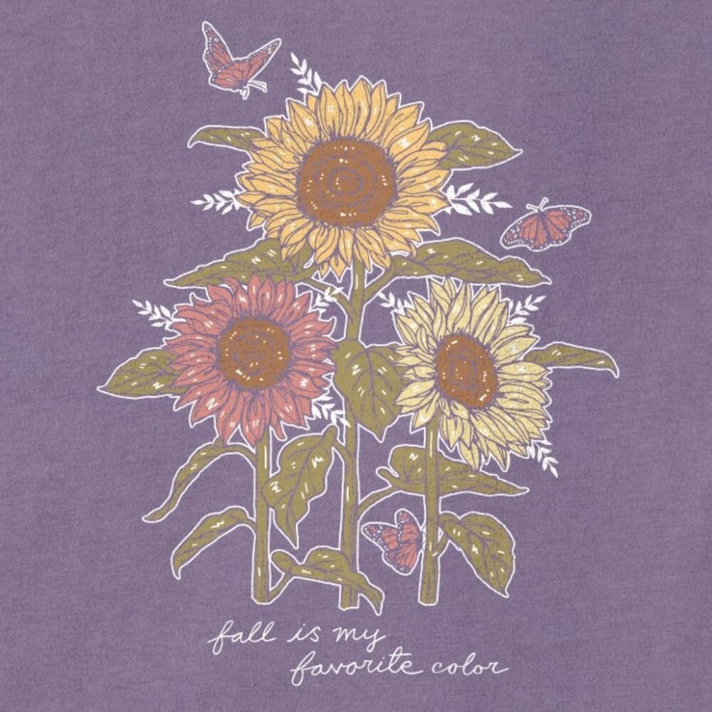 LIFE IS GOOD - Fall is my Favorite Color - T-Shirt Crusher Tee - XXL - NWOT